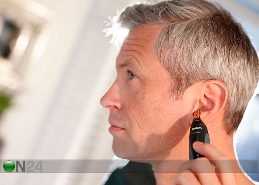 Nina-, kõrva- ja kulmukarvade lõikur Philips suurendatud