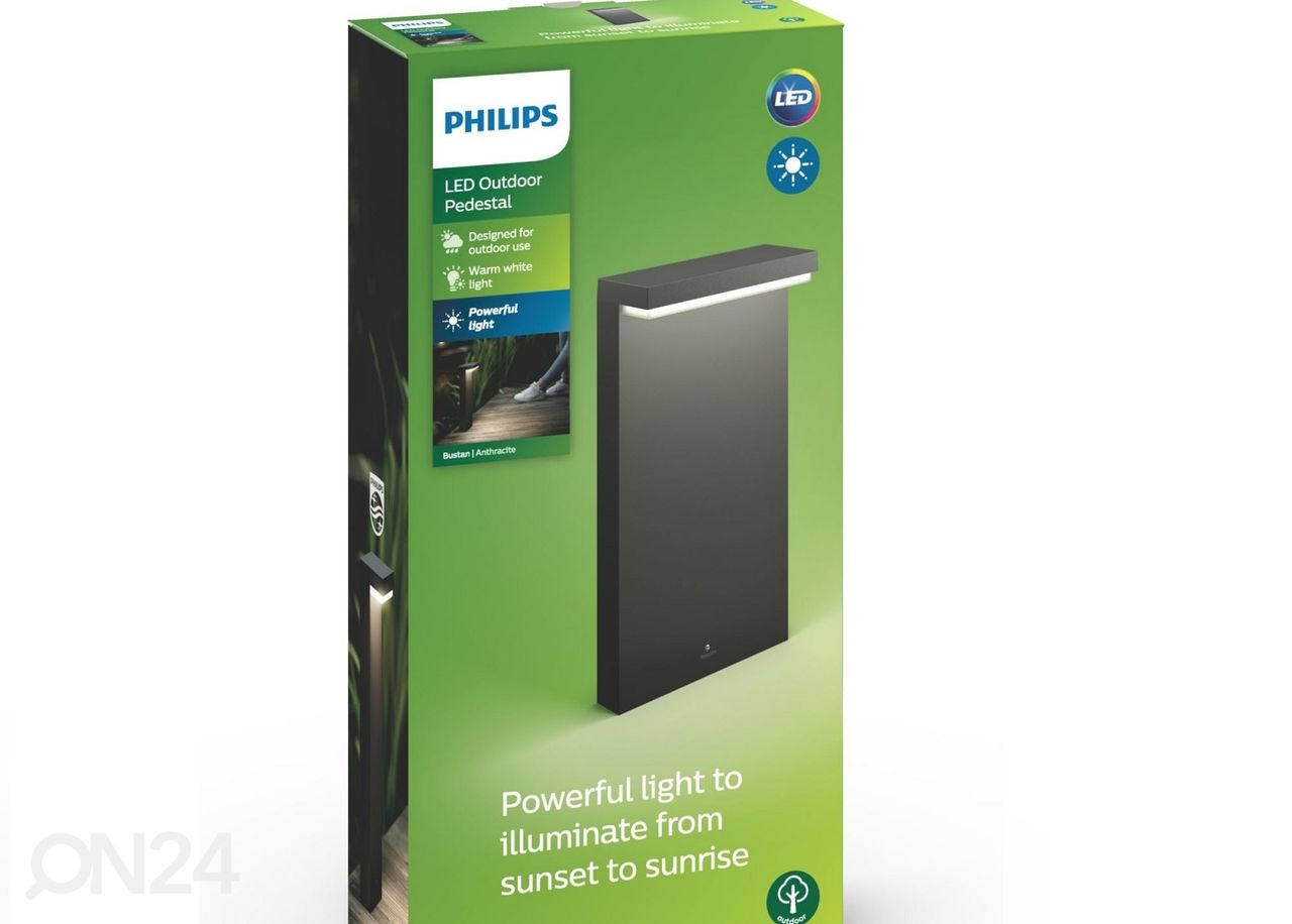 Philips Bustan pedestal LED valgusti 2x4,5 W 1000lm 2700K suurendatud