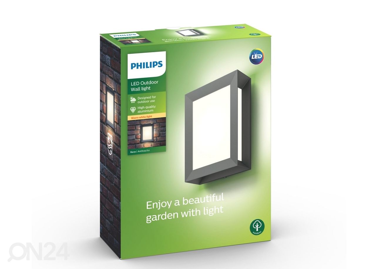 Philips Karp seinavalgusti 6 W 600lm 2700K suurendatud