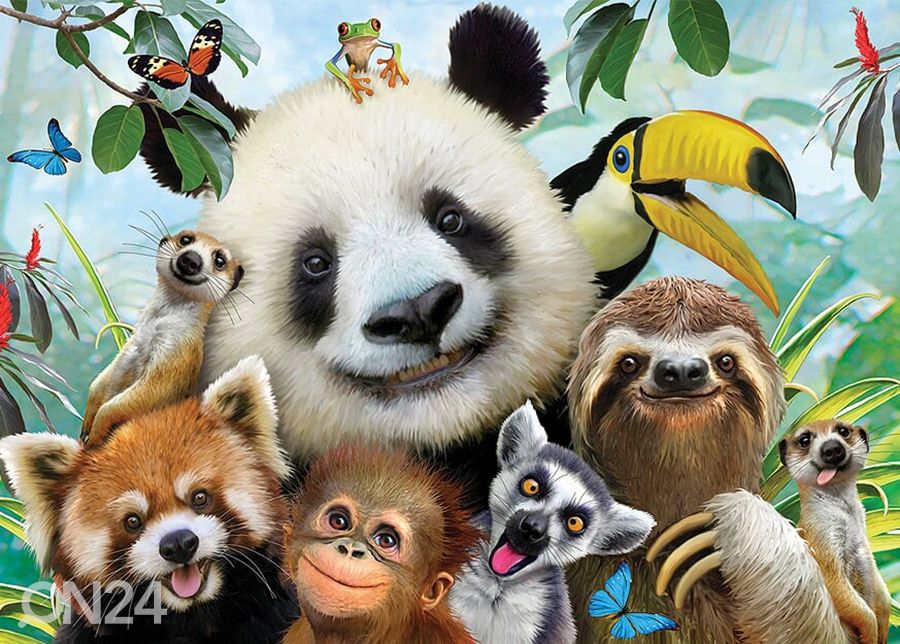Pusle 3D Zoo Selfies 48 tk suurendatud
