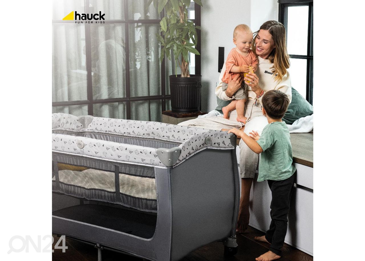 Reisivoodi Hauck Comfort Sleep N Play Center suurendatud