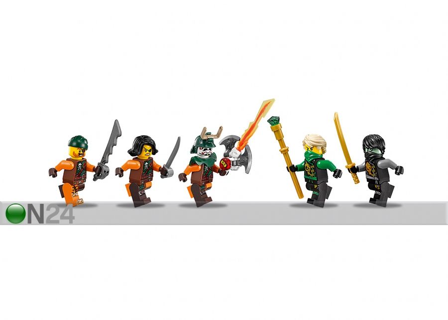 Roheline NRG draakon Lego Ninjago suurendatud