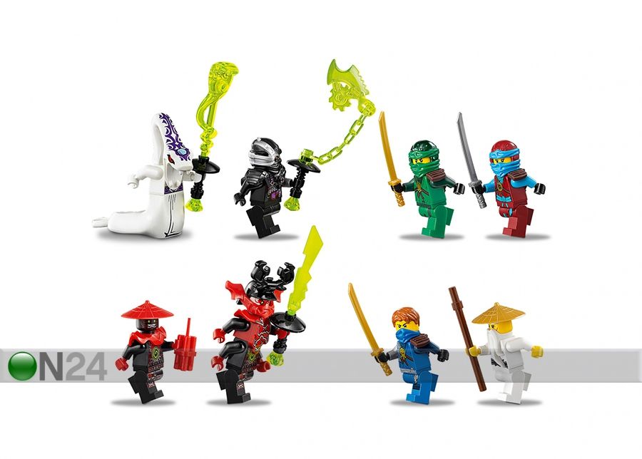 Samurai X ja kaosekoobas Lego Ninjago suurendatud