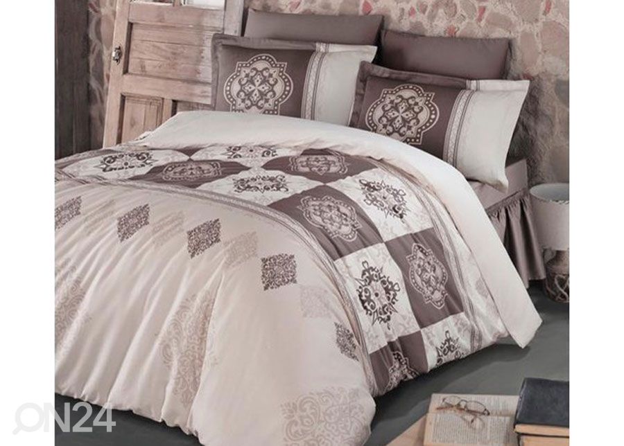 Satiinist voodipesukomplekt Mandela 200x220 cm suurendatud