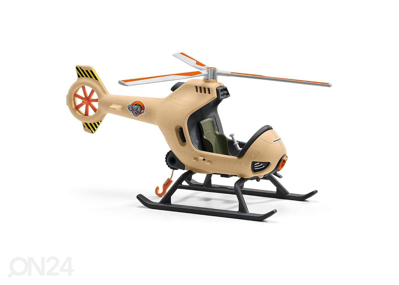 Schleich Wild Life Helikopteriga Loomade Päästmine suurendatud