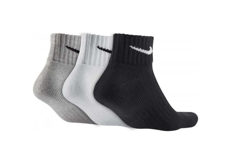 Sokid täiskasvanutele Nike 3 komplektis Value Cotton Quarter SX4926-901 suurendatud
