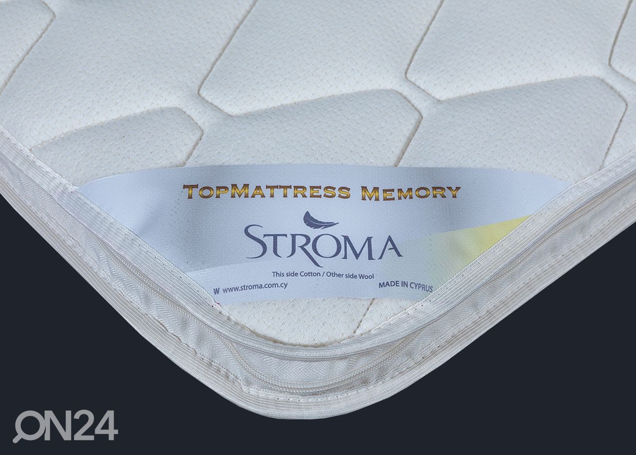 Stroma kattemadrats Top Memory 140x200x5 cm suurendatud