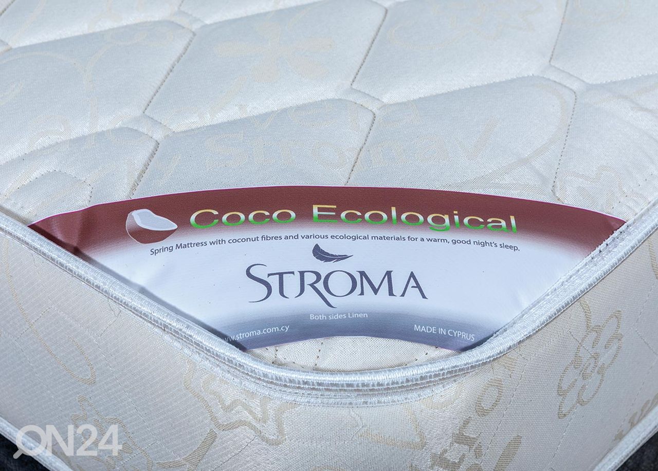 Stroma madrats Kookos Ökoloogiline 140x200 cm suurendatud