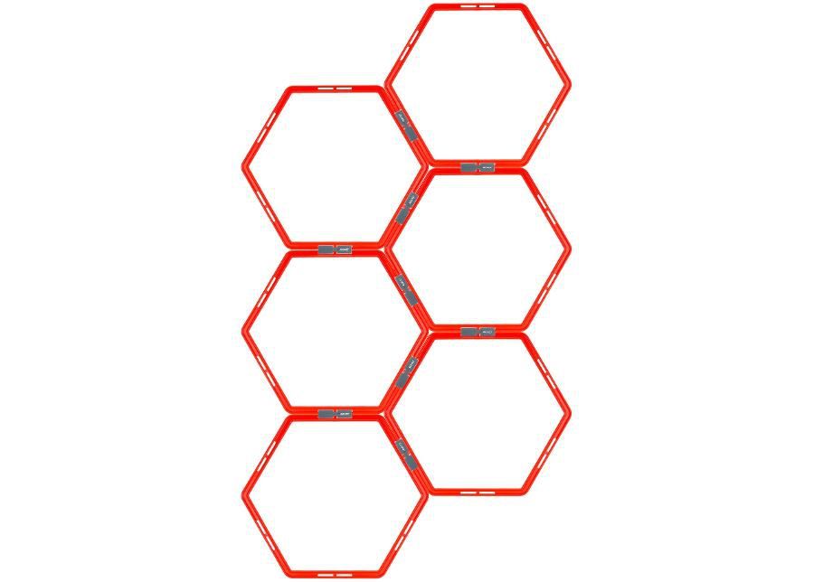 Treeningvahend koordinatsiooni harjutamiseks Hexagon 6-osaline Avento suurendatud