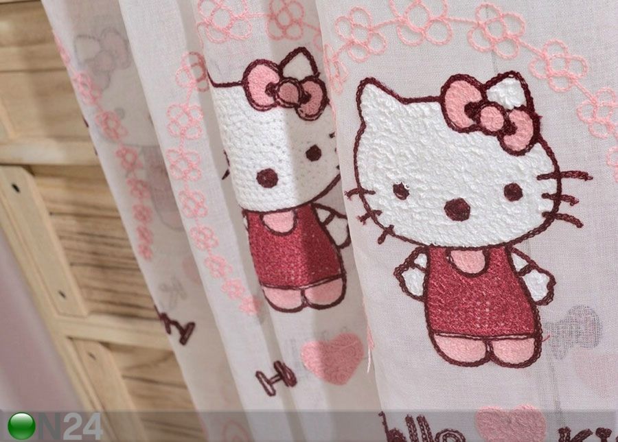 Tüllkardin Hello Kitty 300x260 cm suurendatud