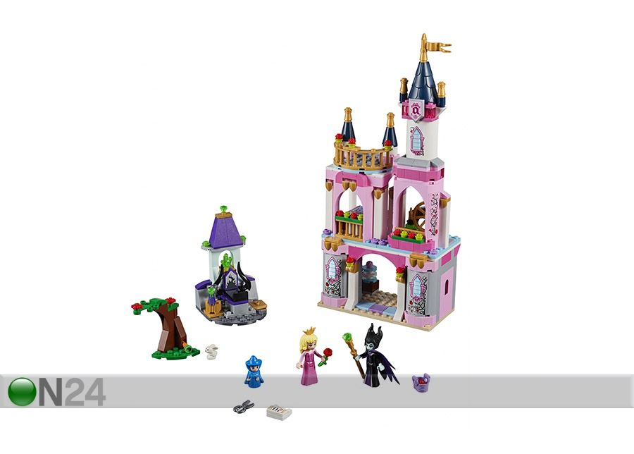 Uinuva kaunitari muinasjutuloss LEGO Disney suurendatud