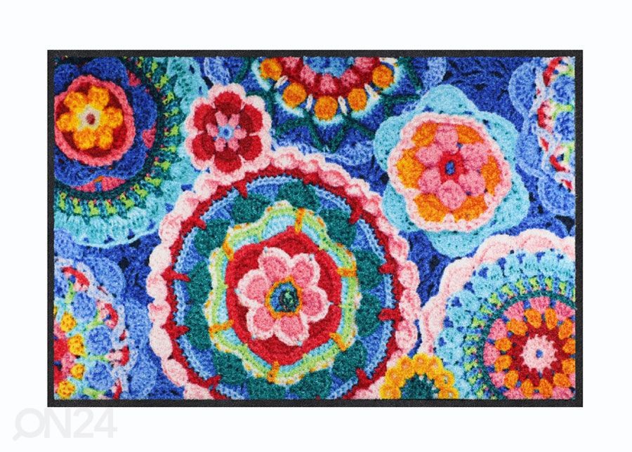 Uksematt Crochet 50x75 cm suurendatud