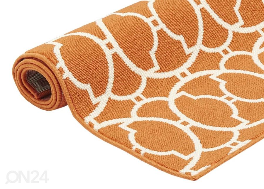 Vaip Interlaced Orange 133x190 cm suurendatud