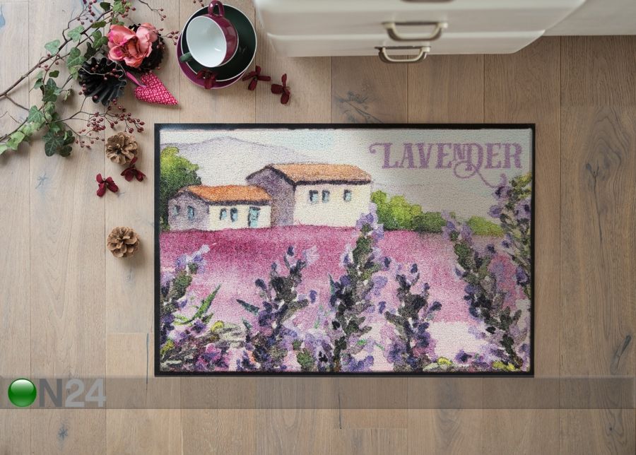 Vaip Lavender Houses 50x75 cm suurendatud