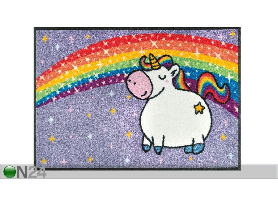 Vaip Unicorn Rainbow 50x75 cm suurendatud