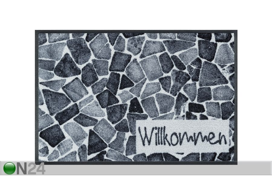 Vaip Willkommen Stones 50x75 cm suurendatud