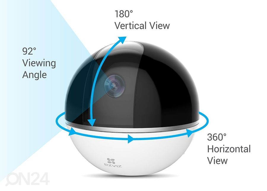 Valvekaamera Ezviz Mini 360 Plus suurendatud