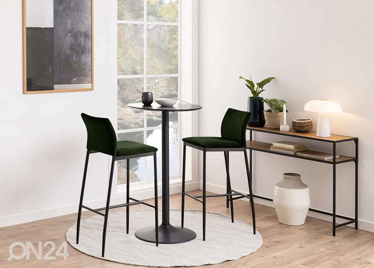 Baarilaud Ibiza Ø 60 cm suurendatud