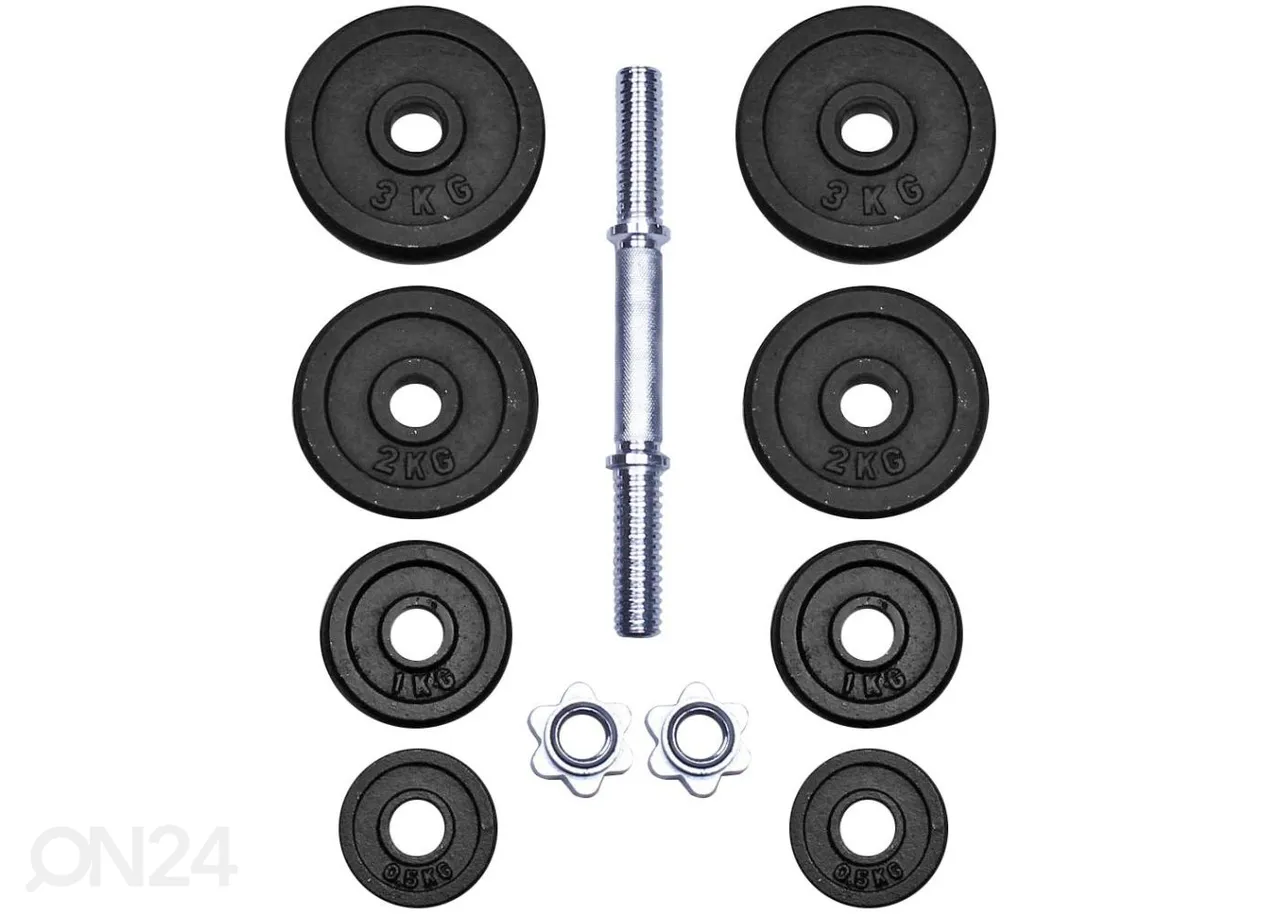 Hantel reguleeritav Avento 15 kg suurendatud
