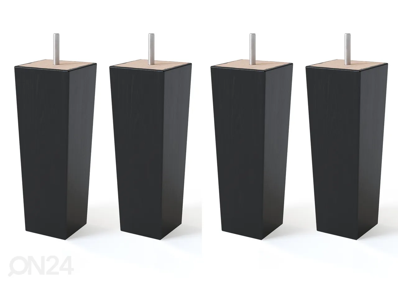 Koonusjalgade komplekt keermega 18 cm suurendatud