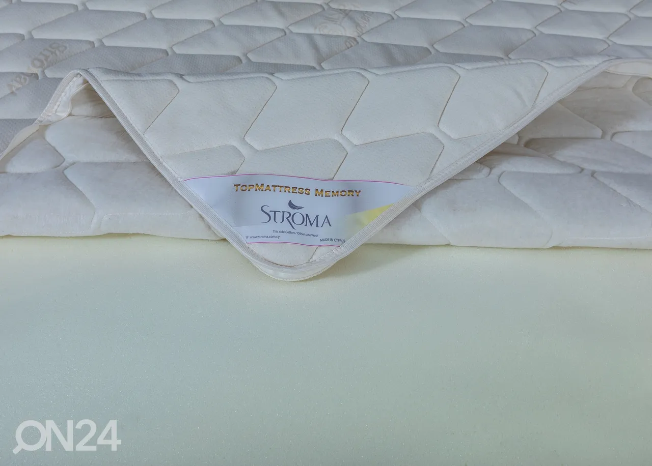 Stroma kattemadrats Top Memory 200x200x5 cm suurendatud