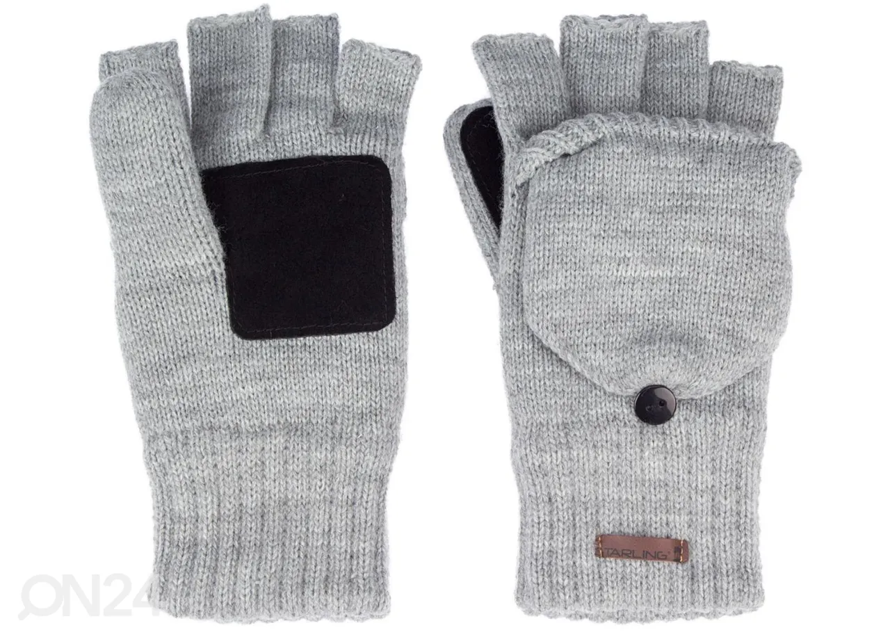 Täiskasvanute kindad Bumgloves Knitted Noël Starling suurendatud