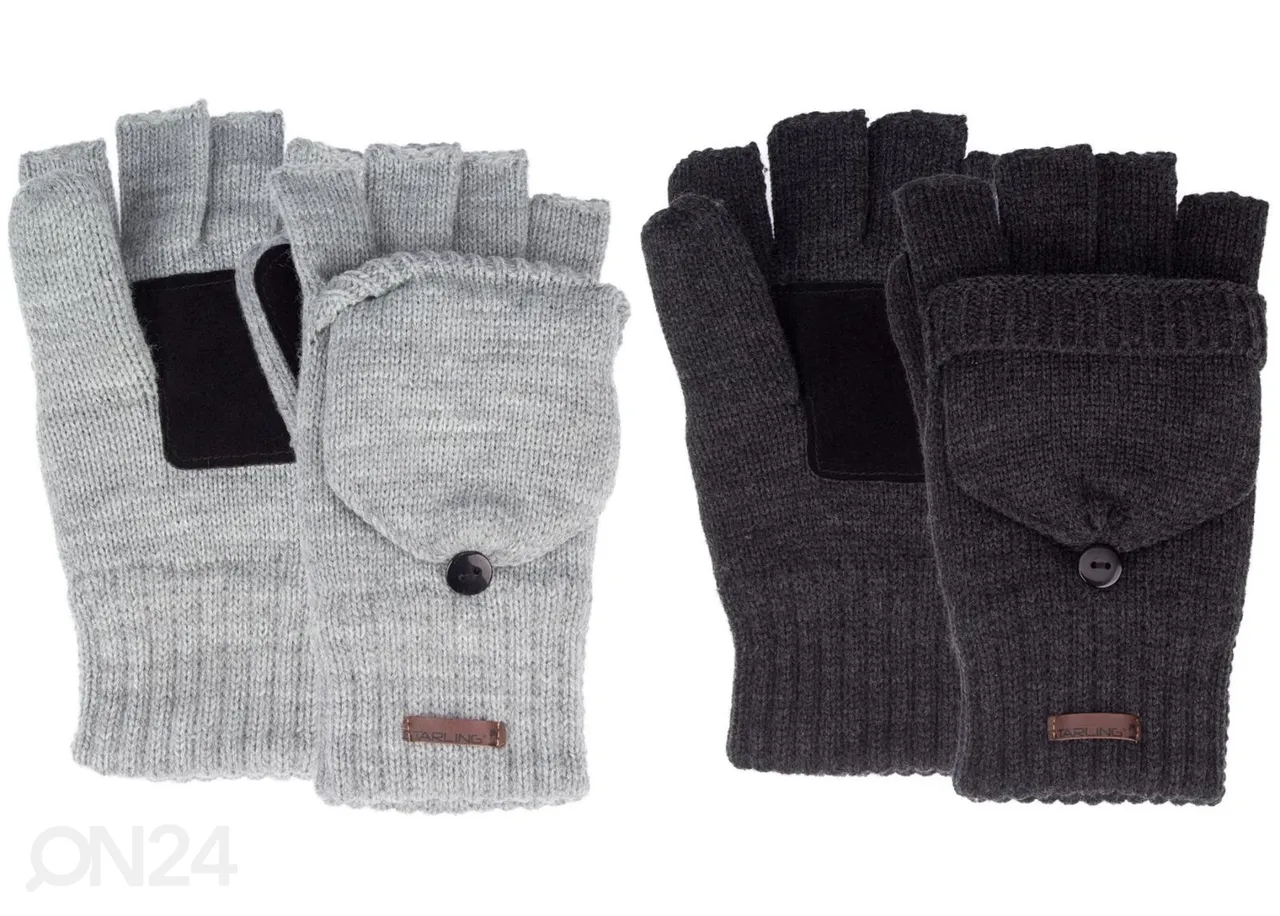 Täiskasvanute kindad Bumgloves Knitted Noël Starling suurendatud