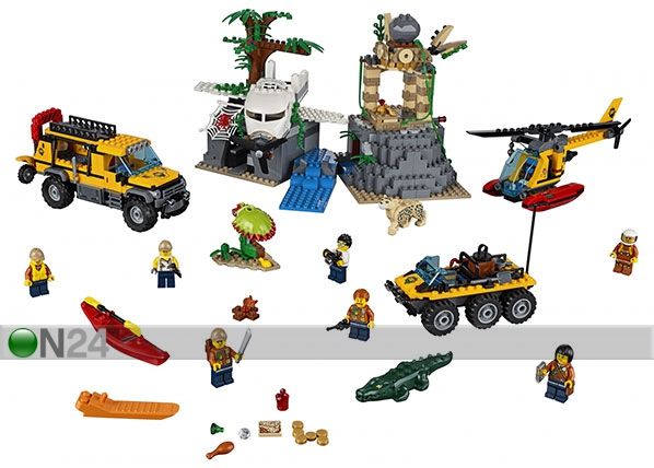 Džungli uurimislaager LEGO City