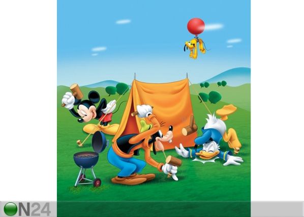 Fliis-fototapeet Disney Mickey picnic 180x202 cm