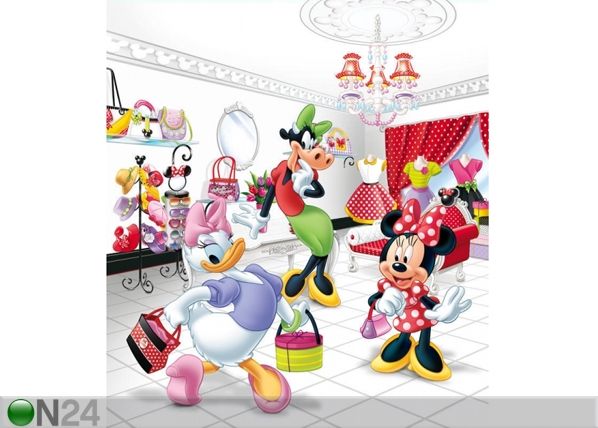 Fliis-fototapeet Disney Minnie buys 180x202 cm