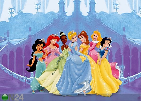 Fototapeet Disney princesses and the castle 360x254 cm