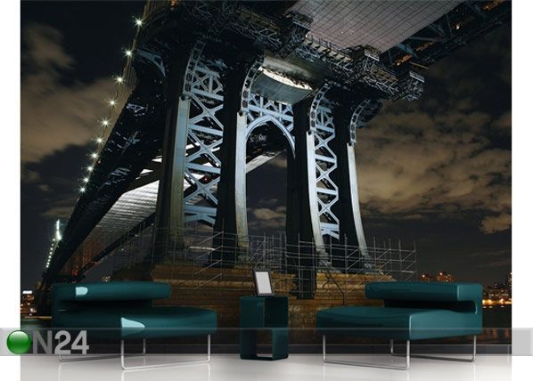 Fototapeet New York bridge 400x280 cm
