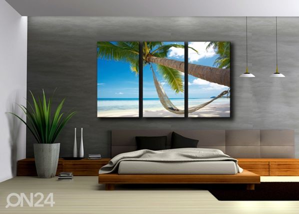 Kolmeosaline seinapilt Palm