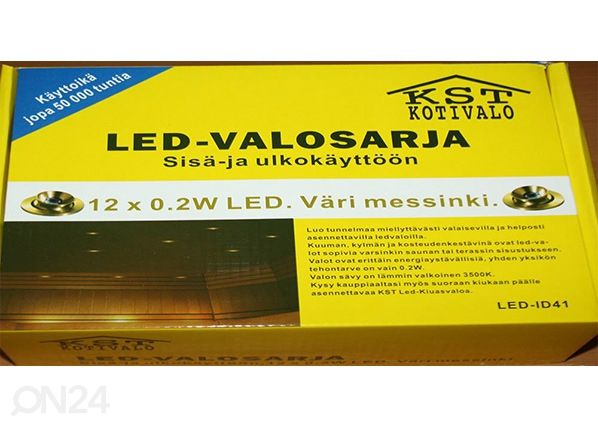 LED saunavalgustid 12 x 0,2 W