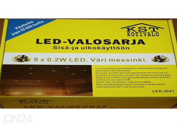 LED saunavalgustid 9 x 0,2 W