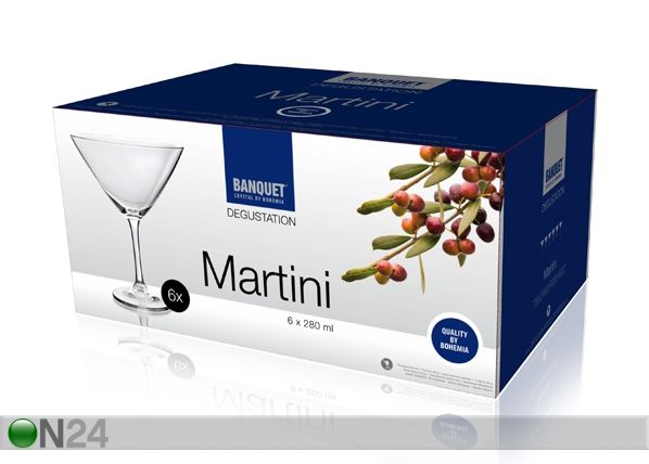 Martini klaaside komplekt 6 tk