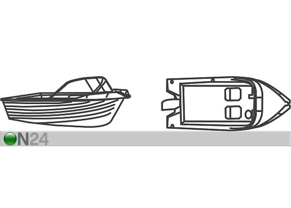 Paadikate Runabout tüüpi paadile 4.7-5.0 m