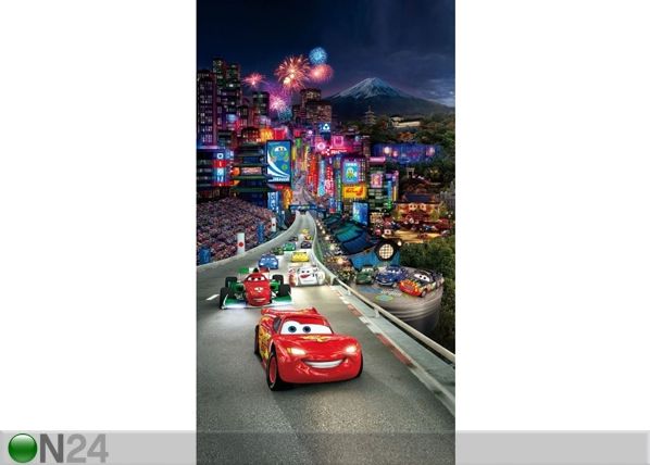 Poolpimendav fotokardin Disney Cars 140x245 cm