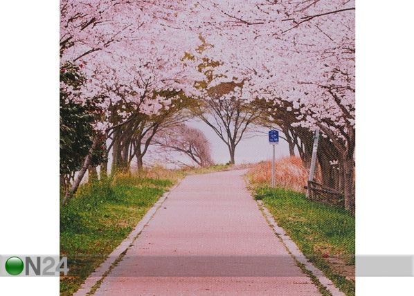 Viieosaline seinapilt Cherry Blossom Path 160x60 cm