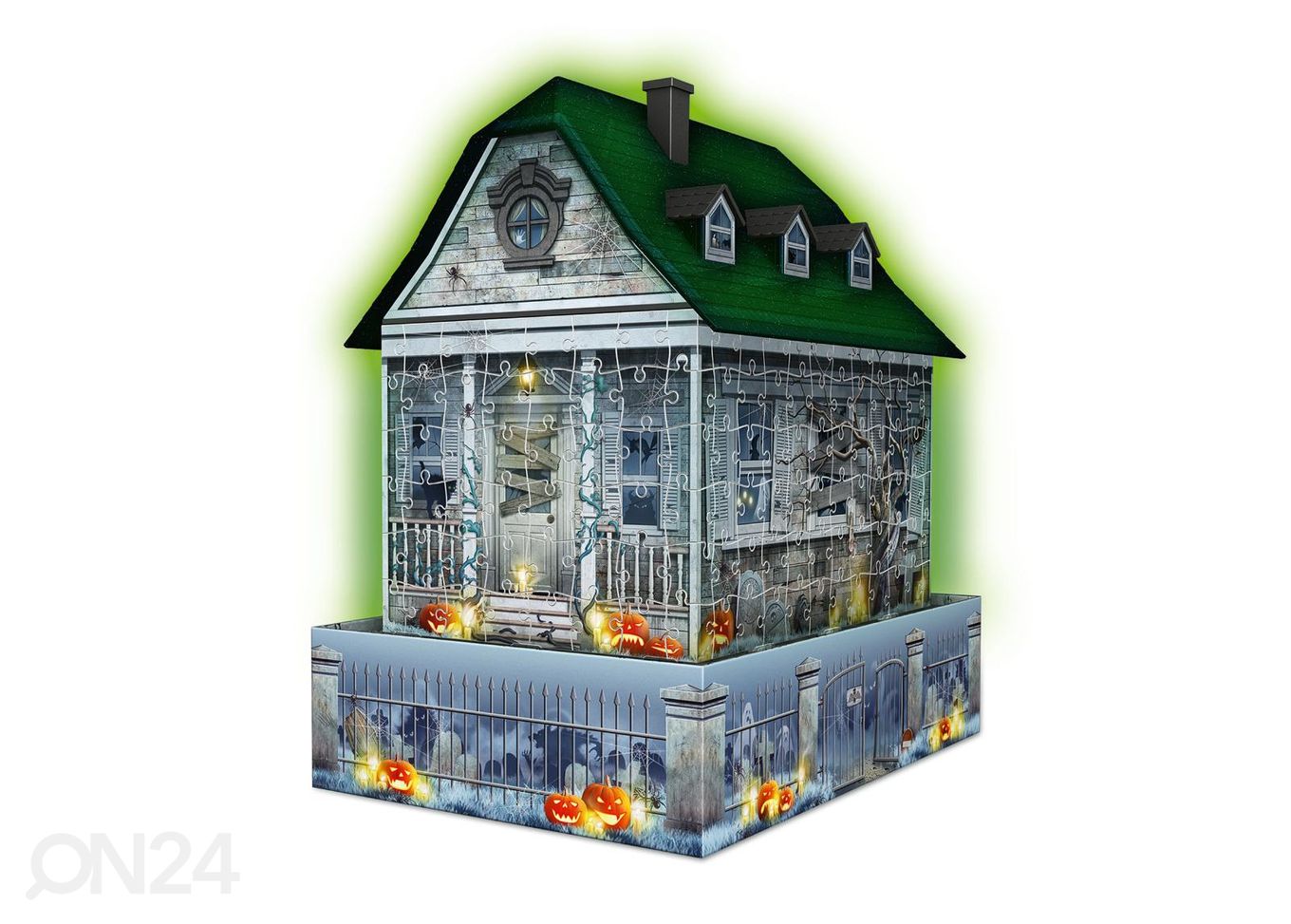 3D pusle Kummituste maja Ravensburger suurendatud