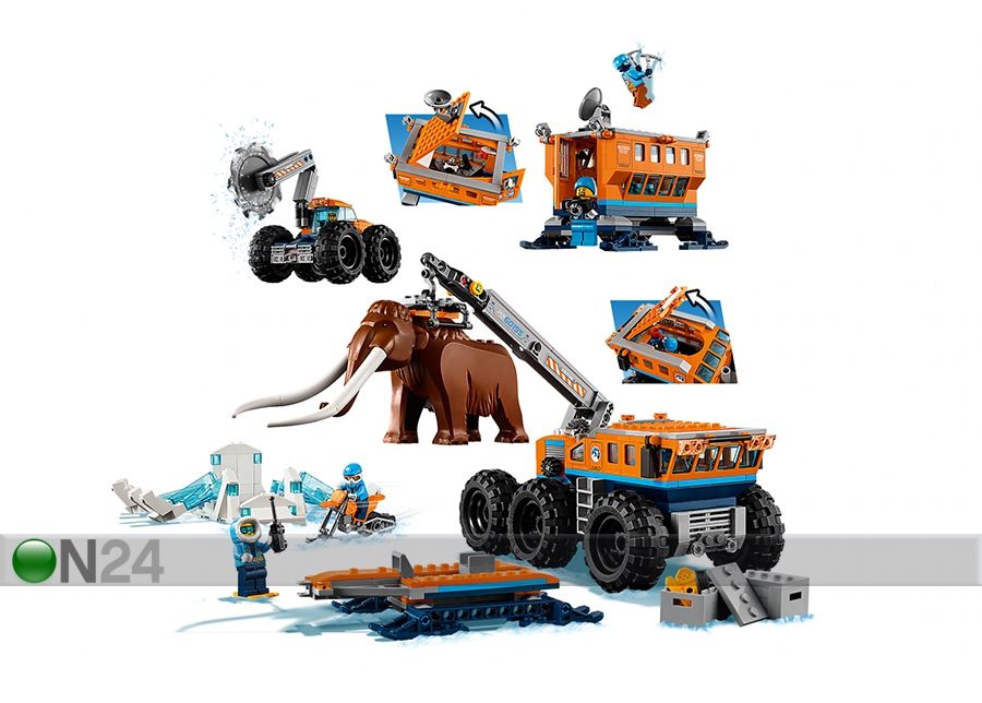 Arktiline uurimisbaas LEGO City suurendatud