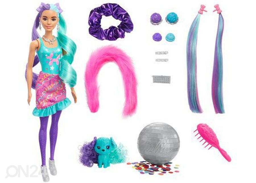 Barbie Color Reveal üllatusnukk soengukomplekt suurendatud