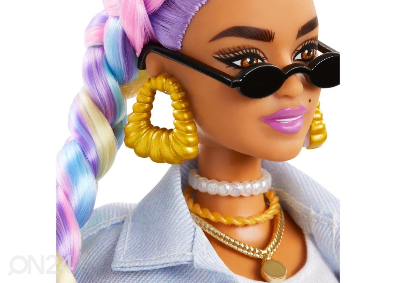 Barbie® Ekstra Vikerkaare patsid suurendatud