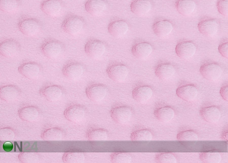 Beebitekk Lulando Minky roosa 100x140 cm suurendatud