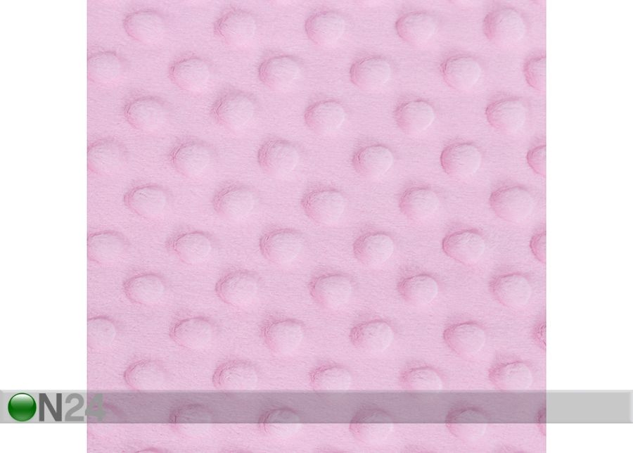 Beebitekk Lulando Minky roosa 100x80 cm suurendatud