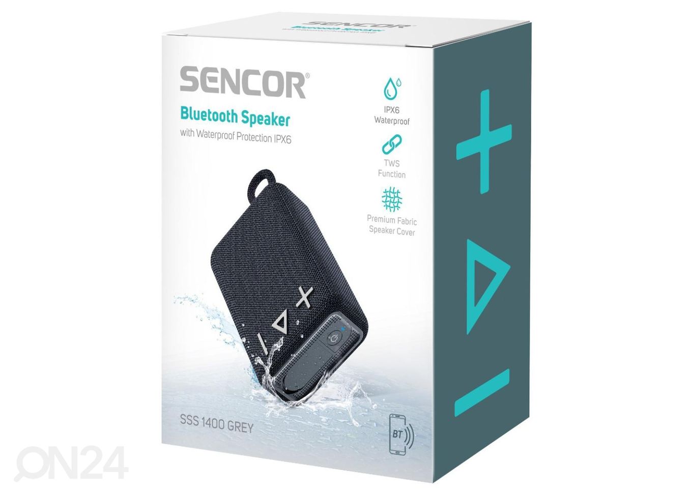 Bluetooth kõlar Sencor, hall suurendatud