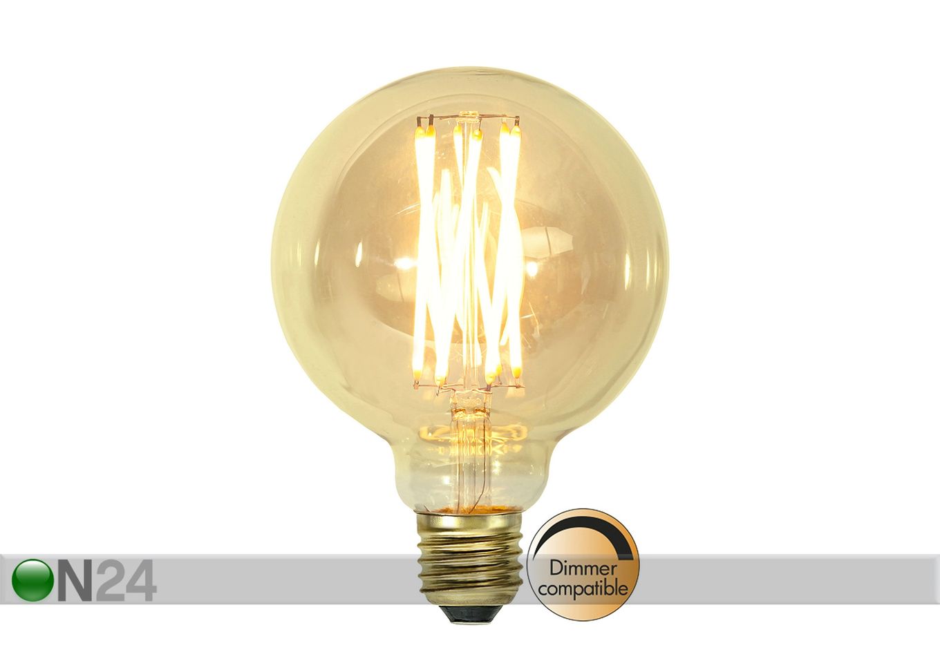 Dekoratiivne LED pirn sokliga E27 3,7W suurendatud