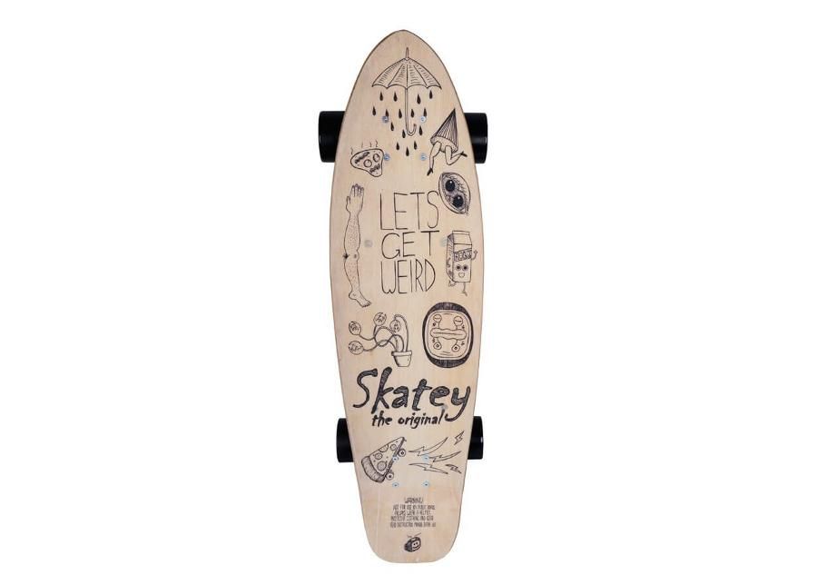 Elektriline longboard Skatey 350L Wood Art suurendatud