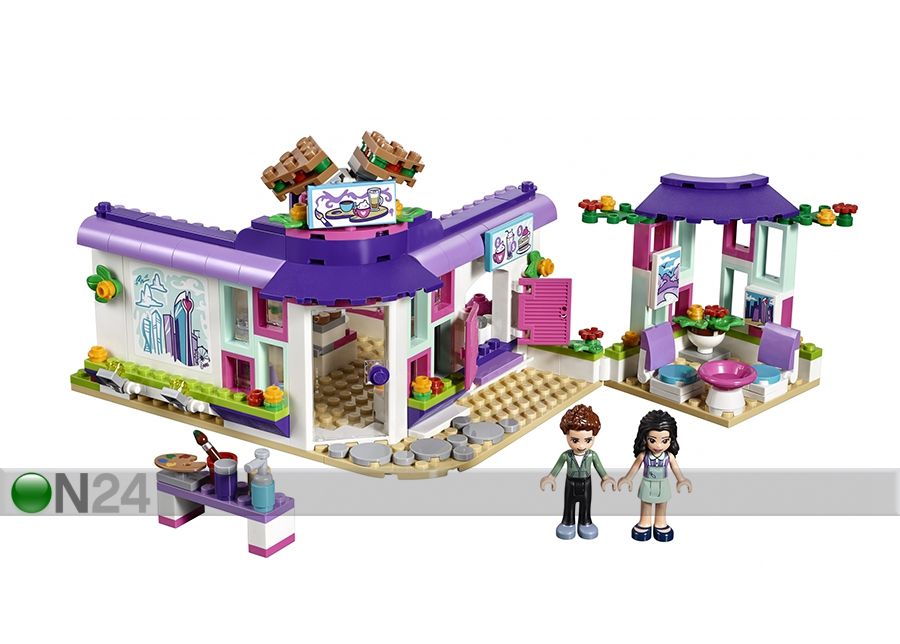 Emma kunstikohvik Lego Friends suurendatud