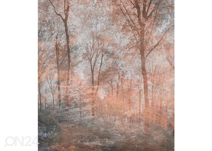 Fliis fototapeet Colorful Forest Abstract 150x250 cm suurendatud